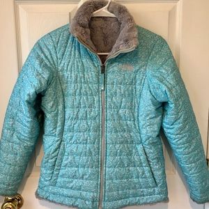 North Face Reversible Mossbud Swirl Jacket